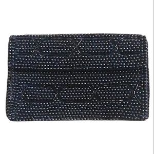 Vintage 50'-60's pearl beaded clutch